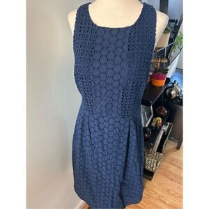 Old navy blue summer dress work dress